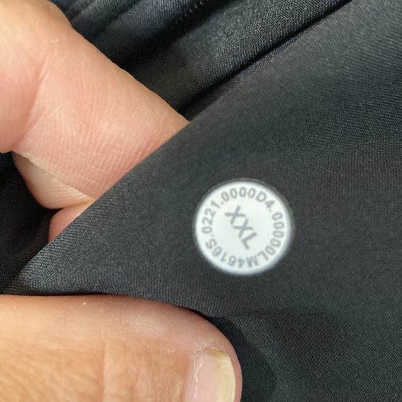 New Lululemon Sojourn Jacket Mens XXL Black Warpstreme Classic Fit Queens Logo - Picture 13 of 16